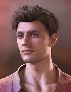 Marty Mane Hair for Genesis 8 Male and Genesis 9