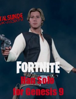 Fortnite Han Solo Outfit for Genesis 9