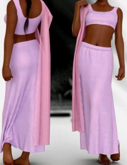 DForce Indian Lacha Dress for Genesis 8 and 8.1 Female