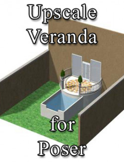 Upscale Veranda for Poser