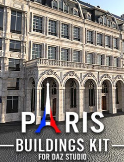 PARIS - Buildings Kit for DS Iray