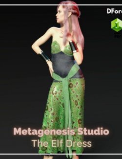 Elf Dress Outfit for Genesis 8 & 8.1 Female