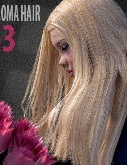 Paloma Hair for Genesis 3 Female