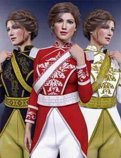 dForce Royal Princess Outfit Textures