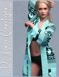 D-Force Cardigan for Genesis 8/8.1/9/V9