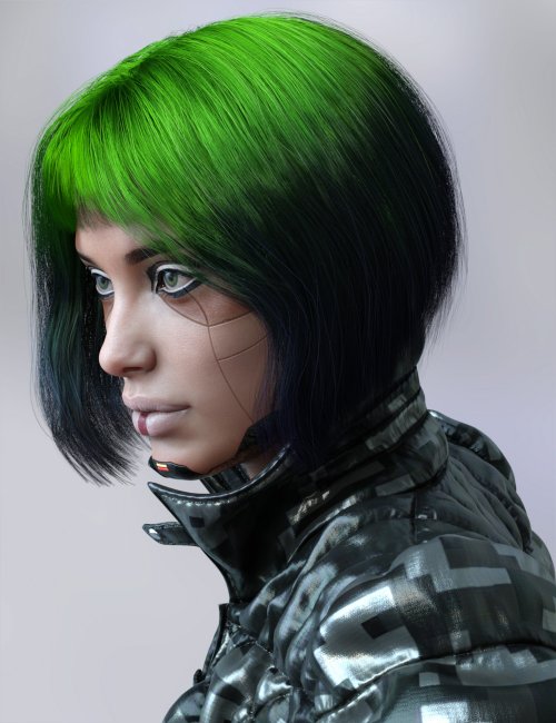 MRL Paintbox for dForce Casual Bob Hair for Genesis 8 and 8.1 Female ...