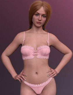 X-Fashion Floral Touch Lingerie for Genesis 9