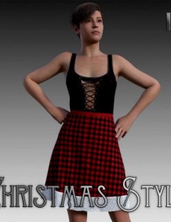 Christmas Style 20 - Outfit for Genesis 9