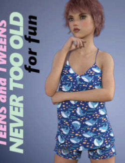 Teens and Tweens, Never Too Old for Fun styles for dForce Summer Tourist Set G8F