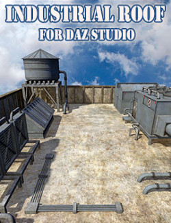 Industrial roof for Daz Studio