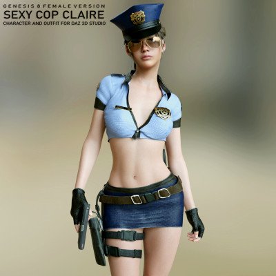SF6 Cammy For G8F  3d Models for Daz Studio and Poser