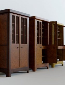 19th Cupboard Biedermeier Style