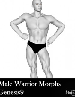 Male Warrior Body Morphs for Genesis 9