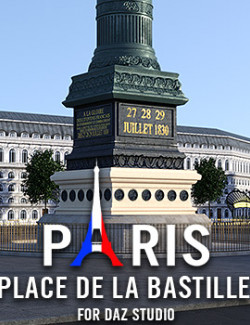 PARIS- Place De La Bastille for DS Iray