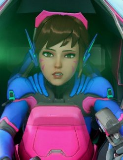 D.Va 2 and Tokki for Genesis 8 Female