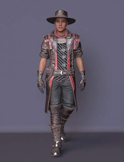 Modern Cowboy Outfit for Genesis 8 and 8.1 Males