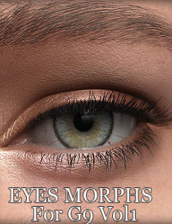 Eyes Morphs for Genesis 9 Vol 1