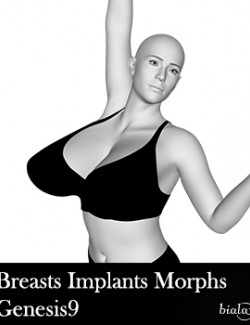 Breasts Implants Morphs for Genesis 9