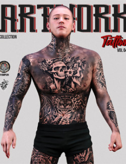 Artwork Tattoo Collection Vol 04 for Genesis 9