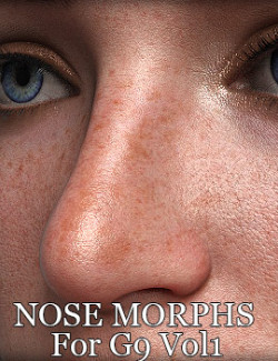 Nose Morphs for Genesis 9 Vol 1