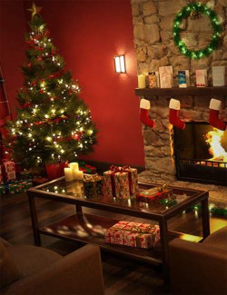 Cozy Christmas Lounge