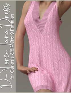 D-Force Lana Dress for Genesis 8/8.1/9/V9