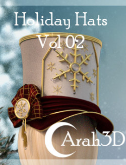 Arah3D Holiday Hats Volume 02 for G8F and G9