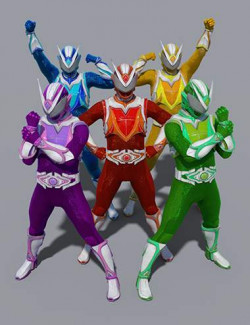 Sentai Poses for Genesis 9 and Victoria 9