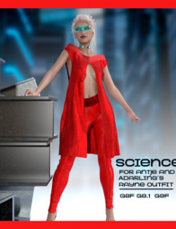 Science Add-On for Antje and ADarling's Rayne Outfit for G8F, G8.1 and G9