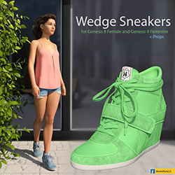 Wedge Sneakers for G8F and G9F