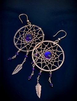 Dreamcatcher Earrings for Genesis 8 and 8.1 Female