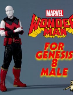 Marvel Wonder Man Outfit for G8M