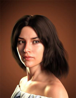 FE Female Linda Medium Hair for Genesis 8 and 8.1 Female