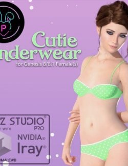 Cutie Underwear for Genesis 8 and 8.1 Female