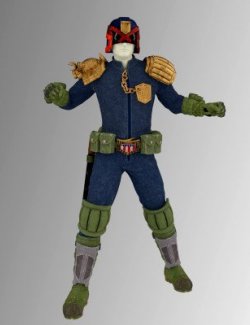 Judge Dredd Outfit for Genesis 8 Male