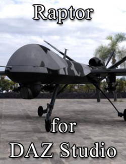 Raptor Unmanned Drone for DAZ Studio