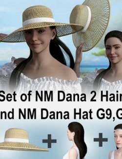 NM Dana 2 Hair and Hat for G9 and G8