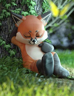 Red Fox Hierarchical Poses for FPE Plushies Foxxy