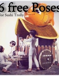 Sushi Trolly Poses for Genesis 8