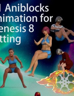 Sitting Aniblock Animation for Genesis 8