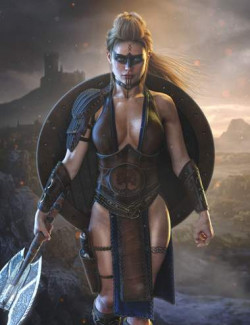 dForce AJC Dawn Warrior Outfit for Genesis 9