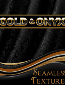 Gold and Onyx Seamless Textures