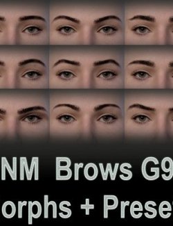 NM Eyebrow Morphs for Genesis 9