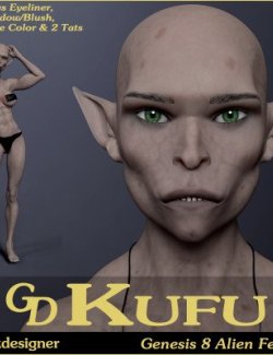 GD Kufu Alien for Genesis 8 Female