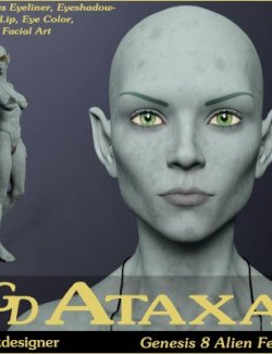 GD Ataxa Alien for Genesis 8 Female