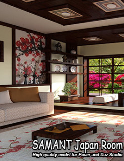 SAMANT Japan Room for Poser and DS