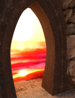 3D Scenery: Magic Portal Backdrop