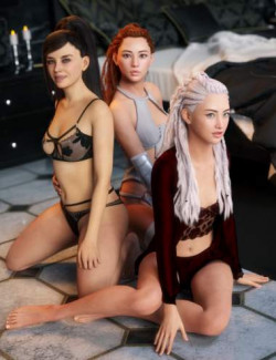 Kei HD and Marceline for Genesis 9 Lingerie Mega Bundle