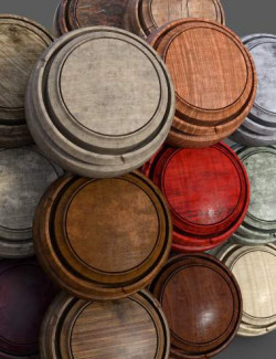 Stained Wood Iray Shaders - Merchant Resource