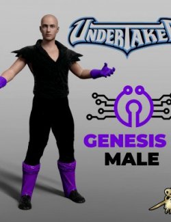 Undertaker 1995 Outfit for Genesis 8 Male